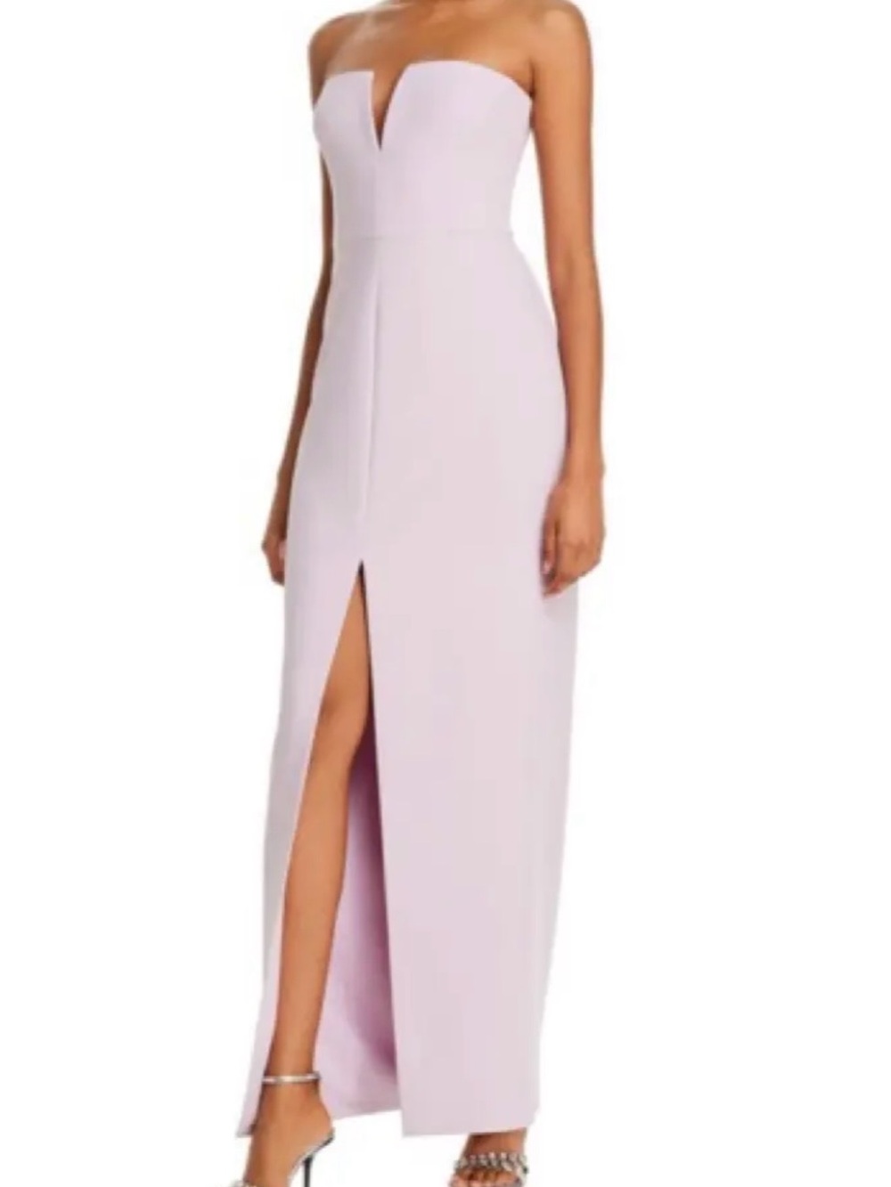BCBGMAXAZRIA Strapless Cocktail Dress Lavender Size 2